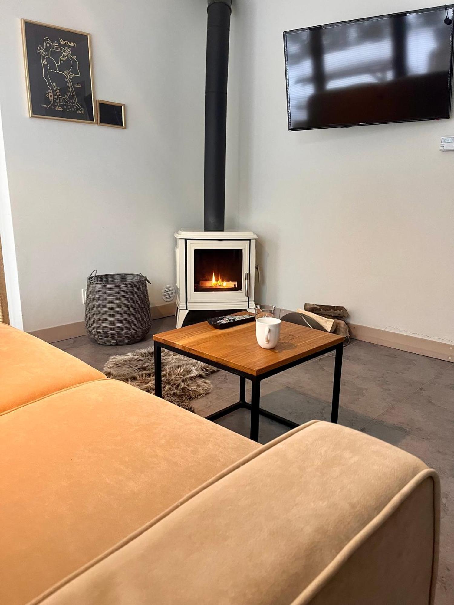Mazursko - Komfortowe Apartamenty Nad Jeziorem, Sauna, Kominki Na Parterze Кретовіни Екстер'єр фото