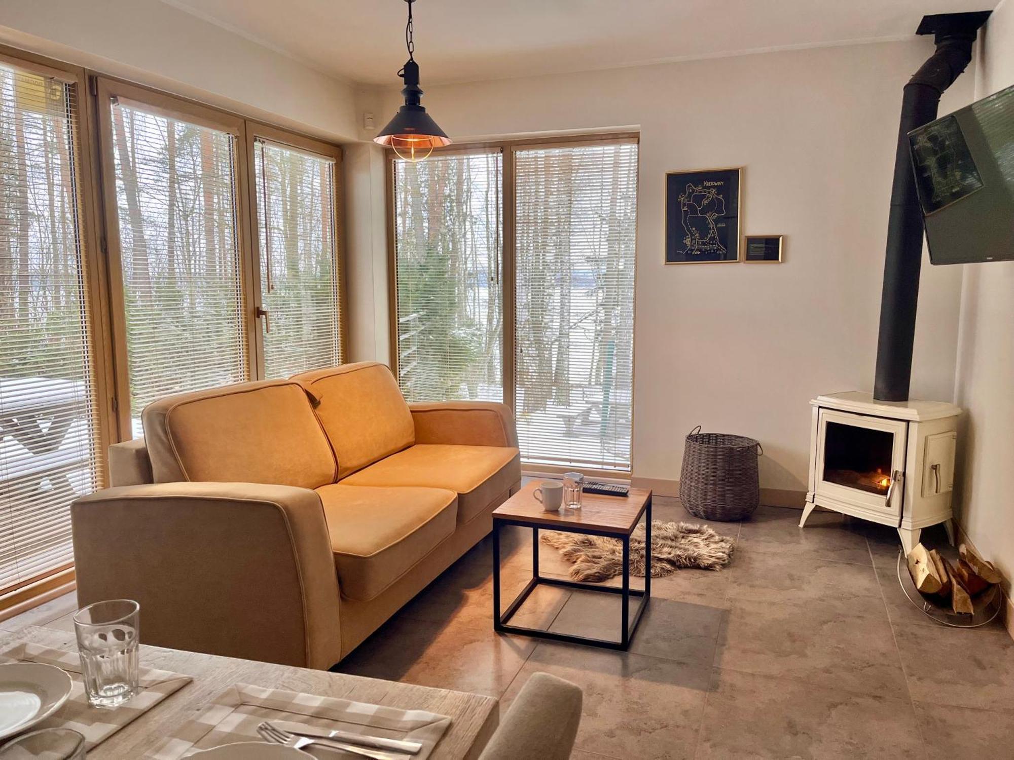 Mazursko - Komfortowe Apartamenty Nad Jeziorem, Sauna, Kominki Na Parterze Кретовіни Екстер'єр фото
